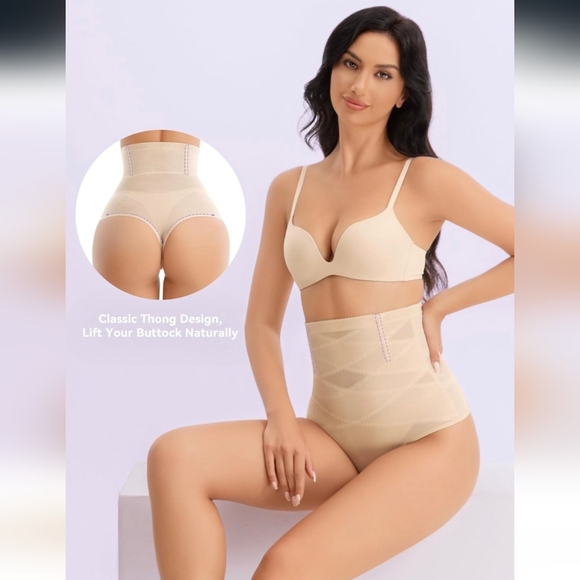 NWT Large tan Esa Liang Shapewear Tummy Control - Picture 2 of 14